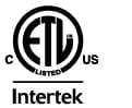 C ETL US Intertek Listed