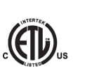 Intertek c ETL us listed