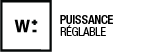 Puissance réglable