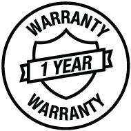 1 year warranty