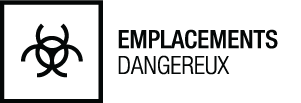 emplacements dangereux
