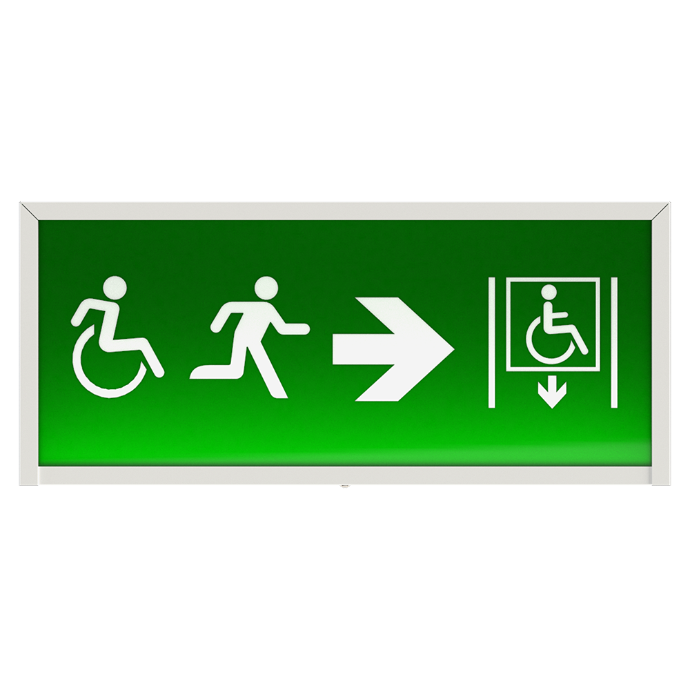 Image of Enseigne avec fauteuil roulant